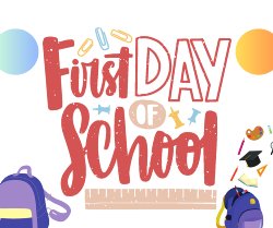 First Day of School with pictures